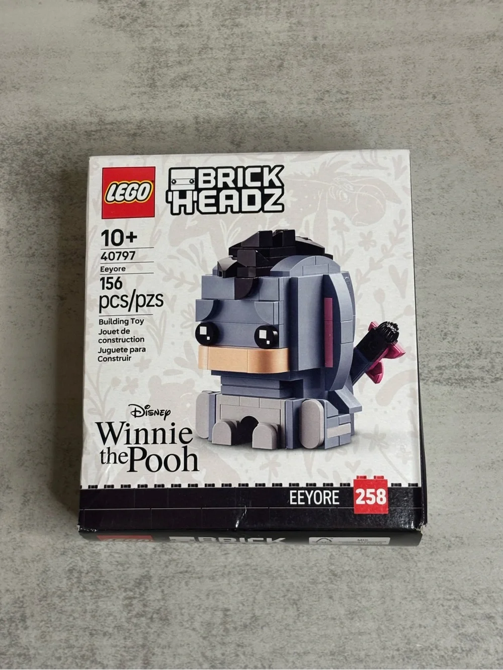 Lego Disney Winnie the Pooh Brickheadz Eeyore Set (#40797)